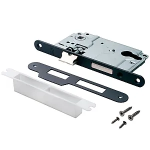 Замок врезной Vela 285-BL черный