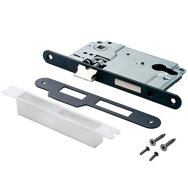 Замок врезной Vela 285-BL черный