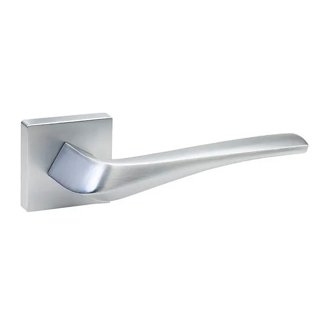 Ручки дверные Vela Prima Таурус 00070555 белое серебро