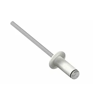 Заклепка вытяжная 4.8*12 мм Fixhaus алюминий/сталь RAL 9003 насыщенно-белый 50 шт