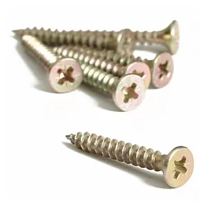 Саморез по дереву 3*40 мм Fixhaus оцинкованный желтый 1000 шт