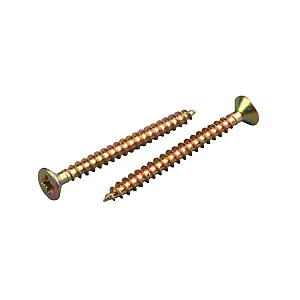 Шуруп по дереву 3.5*40 мм Fixhaus оцинкованный желтый 100 шт