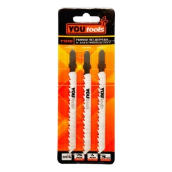 Пилка к электролобзику Yourtools по дереву Т144D  3 шт