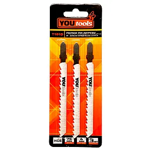Пилка к электролобзику Yourtools по дереву Т101D 3 шт