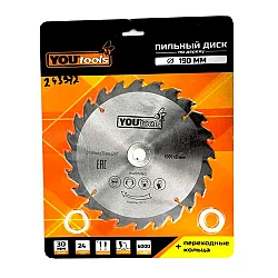 Диск пильный Yourtools Z24 по дереву 190/30 мм