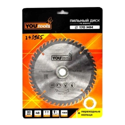 Диск пильный Yourtools Z48 по дереву 170/30мм
