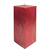 Свеча Art&Home Kub MUSJ6615-H столбик бордо 15*6 см