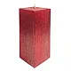Свеча Art&Home Kub MUSJ6615-H столбик бордо 15*6 см