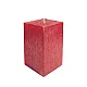 Свеча Art&Home Kub MUSJ6610-H столбик бордо 10*6 см