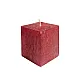Свеча Art&Home Kub MUSJ6675-H столбик бордо 7.5*6 см