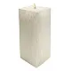Свеча Art&Home Kub MUSJ6615-B столбик молочный 15*6 см