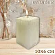 Свеча Art&Home Kub MUSJ6610-B столбик молочный 10*6 см