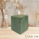 Свеча Art&Home Kub MUSJ6675-L столбик зеленый 7.5*6 см Свеча Art&Home Kub MUSJ6675-L столбик зеленый 7.5*6 см