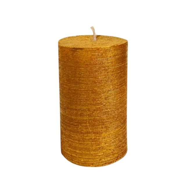 Свеча Art&Home MUSJ610-J столбик золото 10*6 см Свеча Art&Home MUSJ610-J столбик золото 10*6 см