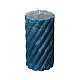 Свеча Art&Home Spiral MULW7515Z-L столбик синий 15*7.5 см