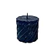 Свеча Art&Home Spiral MULW7575Z-L столбик синий 7.5*7.5 см