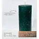 Свеча Art&Home MULS6515Z-L столбик изумруд 15*6.5 см