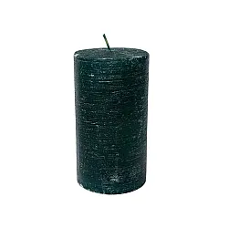 Свеча Art&Home MULS6512Z-L столбик изумруд 12*6.5 см