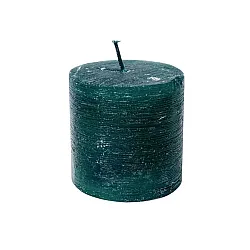 Свеча Art&Home MULS6565Z-L столбик изумруд 6.5*6.5 см