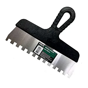 Шпатель Halk зубчатый нержавеющая сталь 250 мм зуб 6*6 мм