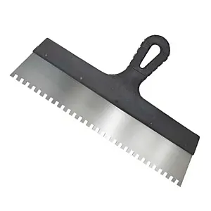 Шпатель Halk зубчатый нержавеющая сталь 300 мм зуб 6*6 мм