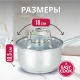 Сотейник Easy Cook YWA3818-2 со стеклянной крышкой 18*10.5 см Сотейник Easy Cook YWA3818-2 со стеклянной крышкой 18*10.5 см