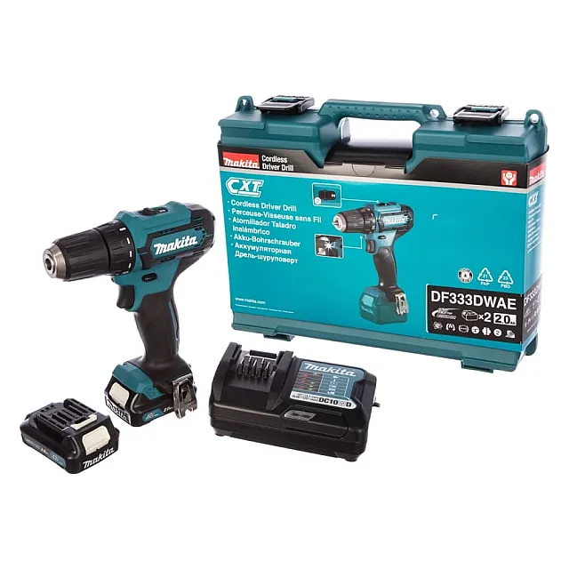 Дрель-шуруповерт Makita DF333DWАE аккумуляторная