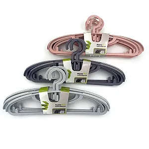 Вешалки HomeKo MU8013 с силиконовыми накладками антискользящие 5 шт