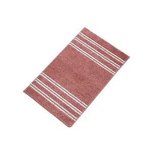 Коврик для ванной Illu xb24123028-2 полоска пудра 50*80 см