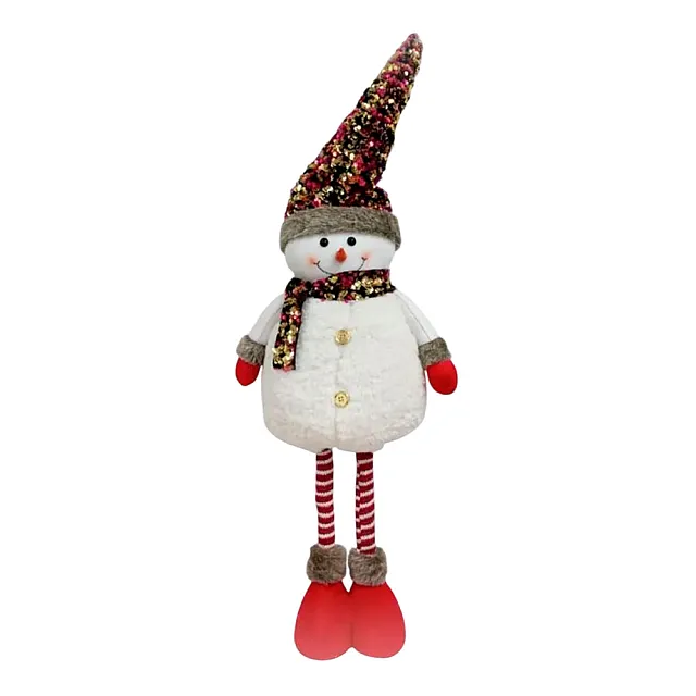 Фигура новогодняя Калядны час Bright Snowman MU20203912 93 см red