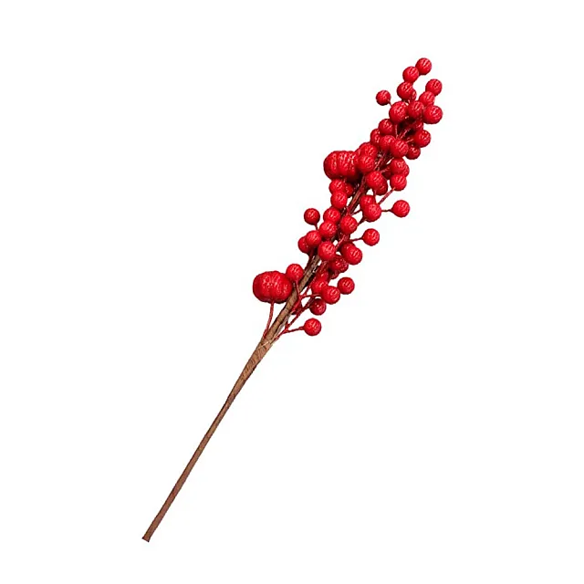 Ветка декоративная Калядны час Red Berries MU11178 52 см