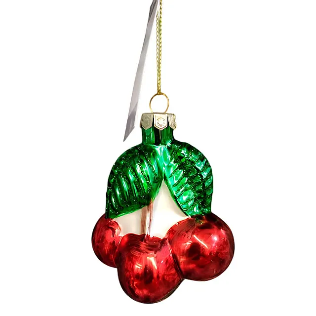 Игрушка елочная Калядны час Cherry YC412124 стекло 7.2 см