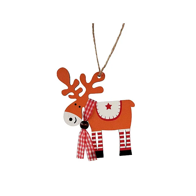 Украшение подвесное Калядны час Deer JH5224 10*9 см