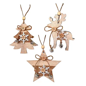 Украшение подвесное Калядны час Natural JH5285 10 см