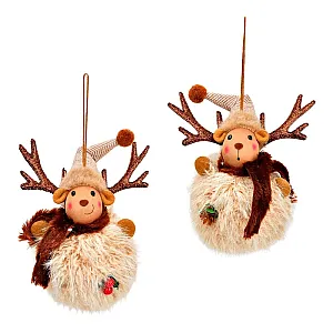 Украшение подвесное Калядны час Wooly Deer O5312-272 15 см