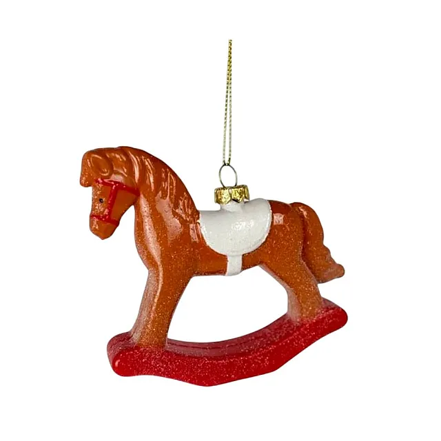 Игрушка елочная Калядны час Rocking Horse O5312-1 11.4 см
