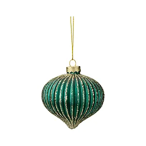 Игрушка елочная Калядны час Deep green O5225-294 8*8 см