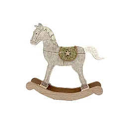 Сувенир новогодний Калядны час Felt Rocking Horse 245149-1 31.5 см