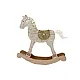 Сувенир новогодний Калядны час Felt Rocking Horse 245149-1 31.5 см