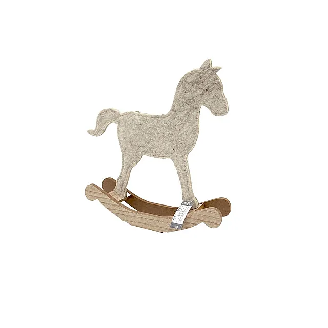 Сувенир новогодний Калядны час Felt Rocking Horse 245149-1 31.5 см