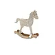 Сувенир новогодний Калядны час Felt Rocking Horse 245149-1 31.5 см