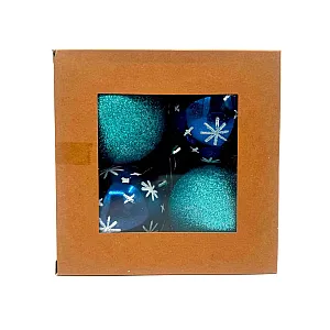 Набор шаров Калядны час Frosty Morning O5318-652 8 см 4 шт