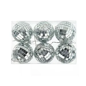 Набор шаров Калядны час Mirror Balls O5318-656 6 см 6 шт