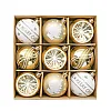Набор шаров Калядны час Golden Glow O5318-657 8 см 9 шт