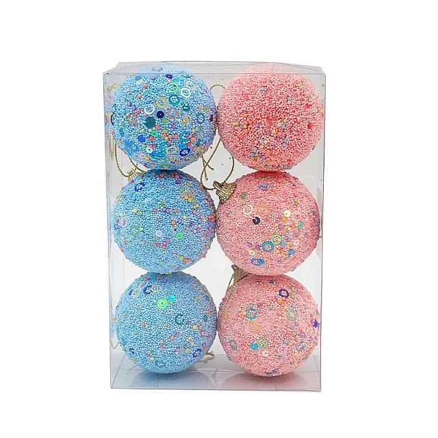 Набор шаров Калядны час Sugar Balls CJ24063 6 см 6 шт