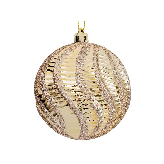 Шары Калядны час Relief MY2024-09 8 см