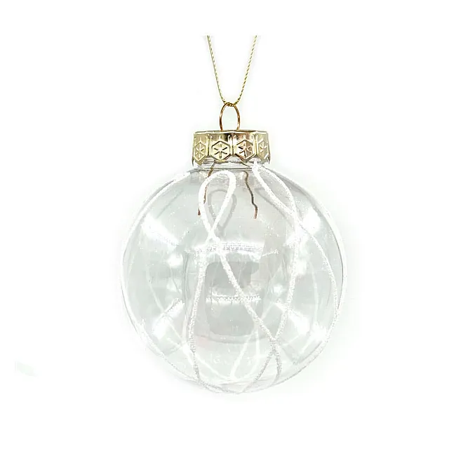 Шар Калядны час Frosty lines MY2024-39 8 см