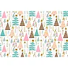 Бумага подарочная Калядны час Bright Xmas trees YC533222 70*100 см