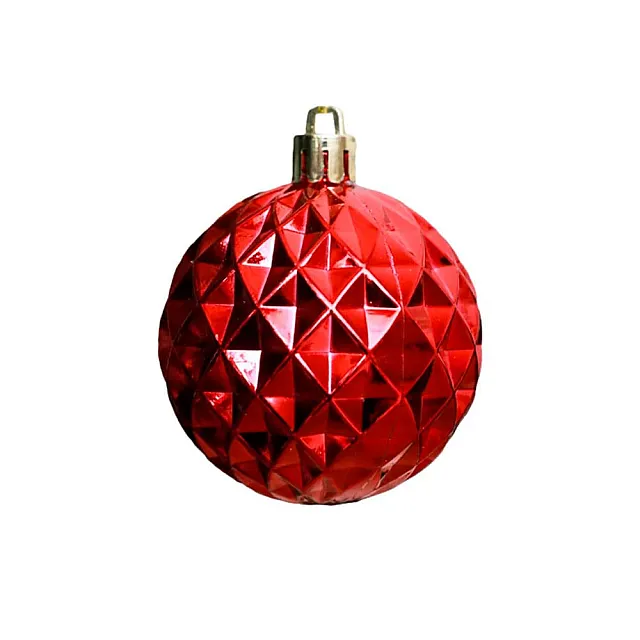 Шар Калядны час Red Diamonds MX037 8 см