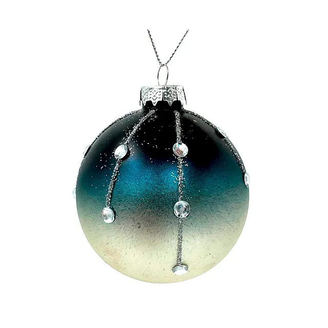 Шар Калядны час Midnight MX045 8 см